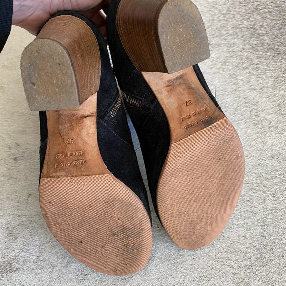 Club Monaco Black Suede Booties - Picture 5 of 6